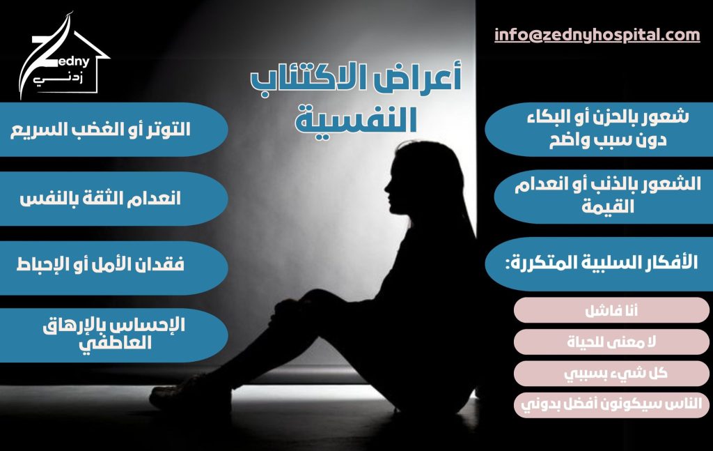 أعراض الاكتئاب النفسية وعلاج الاكتئاب