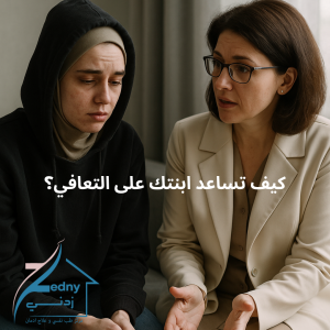 كيف تساعد ابنتك على التعافي من الادمان