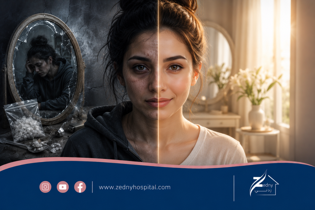 كيف يغير الشبو شكل المرأة؟ 9 تغيرات صادمة في المظهر قد تحدث مع التعاطي
